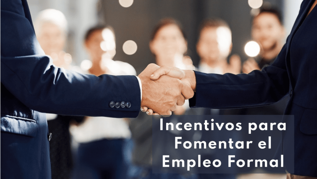 Banner de incentivos para fomentar el empleo formal